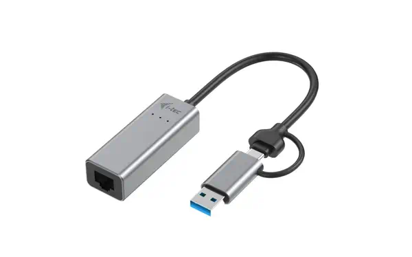 i-tec Metal USB-C/USB-A 2.5Gbps Ethernet Adapter - I-Tec - Carte Réseau - visuel 2
