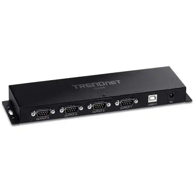 Trendnet TU-S4 carte et adaptateur d'interfaces RS-232 - Accessoire Réseau - visuel 1