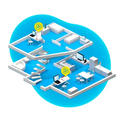 Repeater FRITZ! 6000 6000 Mbit/s Blanc - Borne Wifi - visuel 6