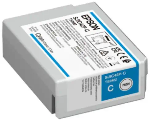 Epson SJIC42P-C cartouche d'encre 1 pièce(s) Original Cyan - Consommable - visuel 2