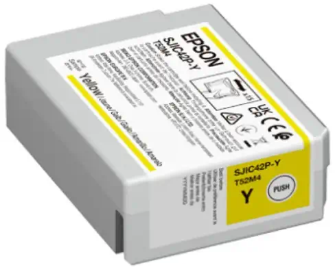 Epson SJIC42P-Y cartouche d'encre 1 pièce(s) Original Jaune - Consommable - visuel 2