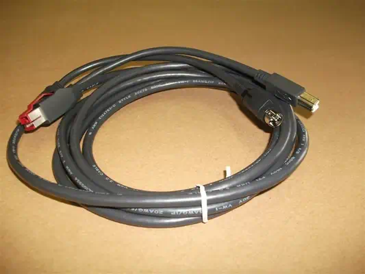Epson 2218424 câble électrique Noir 3 m PoweredUSB - Boitier d'alimentation - visuel 1