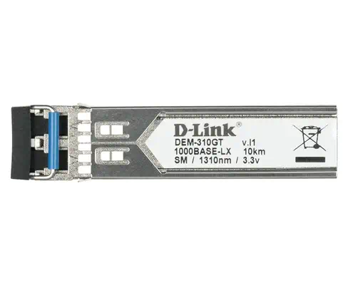D-Link DEM-310GT module émetteur-récepteur de réseau Cuivre 1000 Mbit/s SFP 1310 nm - Accessoire Réseau - visuel 2