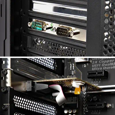 Carte d'Interface Série PCI Express à 2 ports, Carte Série PCIe à 2 Ports vers RS232 (DB9), UART 16C - StarTech - Carte Réseau - visuel 6