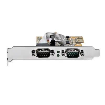 Carte d'Interface Série PCI Express à 2 ports, Carte Série PCIe à 2 Ports vers RS232 (DB9), UART 16C - StarTech - Carte Réseau - visuel 3