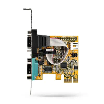 Carte d'Interface Série PCI Express à 2 ports, Carte Série PCIe à 2 Ports vers RS232 (DB9), UART 16C - StarTech - Carte Réseau - visuel 5