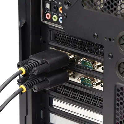 Carte Série PCI Express à 4 Ports - Adaptateur/Carte PCIe à 4 Ports vers RS232/RS422/RS485 (DB9), Su - StarTech - Carte Réseau - visuel 7