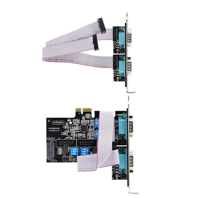 Carte Série PCI Express à 4 Ports - Adaptateur/Carte PCIe à 4 Ports vers RS232/RS422/RS485 (DB9), Su - StarTech - Carte Réseau - visuel 4
