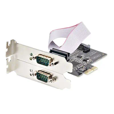 Carte Série PCI Express à 2 Ports - Adaptateur/Carte PCIe à 2 Ports vers RS232/RS422/RS485 (DB9), Su - StarTech - Carte Réseau - visuel 6