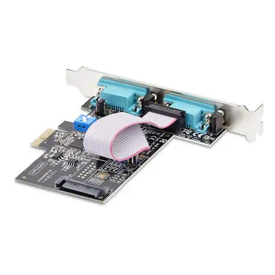 Carte Série PCI Express à 2 Ports - Adaptateur/Carte PCIe à 2 Ports vers RS232/RS422/RS485 (DB9), Su - StarTech - Carte Réseau - visuel 2
