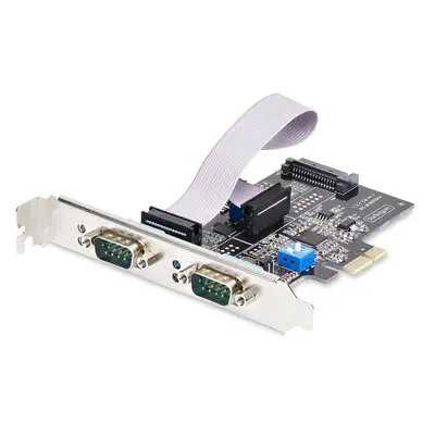 Carte Série PCI Express à 2 Ports - Adaptateur/Carte PCIe à 2 Ports vers RS232/RS422/RS485 (DB9), Su - StarTech - Carte Réseau - visuel 1