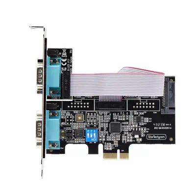 Carte Série PCI Express à 2 Ports - Adaptateur/Carte PCIe à 2 Ports vers RS232/RS422/RS485 (DB9), Su - StarTech - Carte Réseau - visuel 5