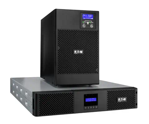 Eaton 9E3000IR alimentation d'énergie non interruptible Double-conversion (en ligne) 3 kVA 2700 W 7  - Onduleur - visuel 3