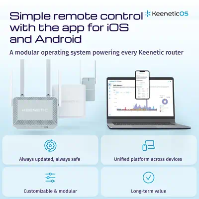 Keenetic Buddy 4 (KN-3211) Amplificateur de portée de Wi-Fi N300 compatible avec un réseau maillé éq - Routeur - visuel 9