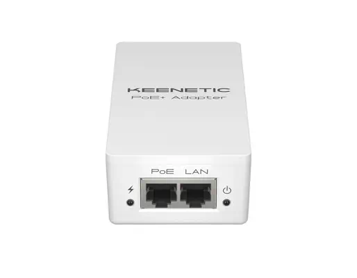 Keenetic PoE+ Adapter (KN-4510) Adaptateur PoE+ Gigabit avec alimentation électrique de 30 W - Accessoire Réseau - visuel 1