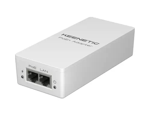 Keenetic PoE+ Adapter (KN-4510) Adaptateur PoE+ Gigabit avec alimentation électrique de 30 W - Accessoire Réseau - visuel 2