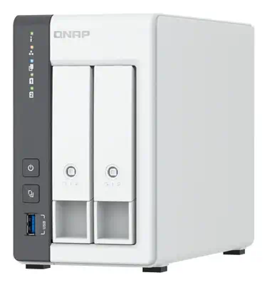 QNAP TS-216G serveur de stockage NAS Tower Cortex-A Cortex-A55 4 Go 0 To Blanc - Serveur NAS - visuel 1