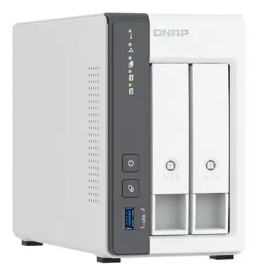 QNAP TS-216G serveur de stockage NAS Tower Cortex-A Cortex-A55 4 Go 0 To Blanc - Serveur NAS - visuel 3