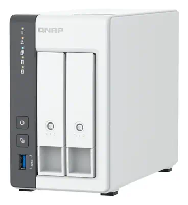 QNAP TS-216G serveur de stockage NAS Tower Cortex-A Cortex-A55 4 Go 0 To Blanc - Serveur NAS - visuel 5