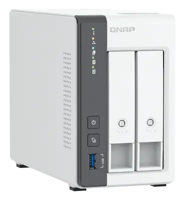 QNAP TS-216G serveur de stockage NAS Tower Cortex-A Cortex-A55 4 Go 0 To Blanc - Serveur NAS - visuel 4