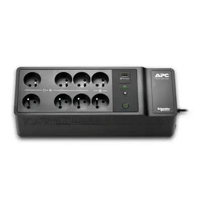 APC Back-UPS BE500G2-FR - Onduleur 8x broches terre (Belgique), 500VA, 1 chargeur USB, 1 port data U - visuel 3