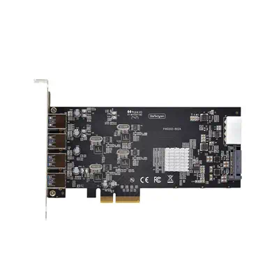 Carte PCIe USB à 4 Ports, USB 3.2 5Gbps, Carte d'Extension PCI Express avec 4 Contrôleurs USB Indépe - StarTech - Carte Réseau - visuel 5