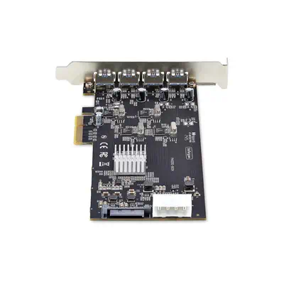 Carte PCIe USB à 4 Ports, USB 3.2 5Gbps, Carte d'Extension PCI Express avec 4 Contrôleurs USB Indépe - StarTech - Carte Réseau - visuel 4