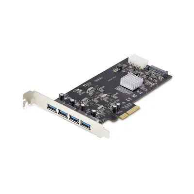Carte PCIe USB à 4 Ports, USB 3.2 5Gbps, Carte d'Extension PCI Express avec 4 Contrôleurs USB Indépe - StarTech - Carte Réseau - visuel 1