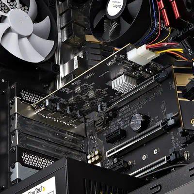 Carte PCIe USB à 4 Ports, USB 3.2 5Gbps, Carte d'Extension PCI Express avec 4 Contrôleurs USB Indépe - StarTech - Carte Réseau - visuel 7