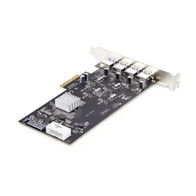 Carte PCIe USB à 4 Ports, USB 3.2 5Gbps, Carte d'Extension PCI Express avec 4 Contrôleurs USB Indépe - StarTech - Carte Réseau - visuel 2