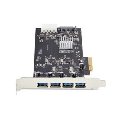 Carte PCIe USB à 4 Ports, USB 3.2 5Gbps, Carte d'Extension PCI Express avec 4 Contrôleurs USB Indépe - StarTech - Carte Réseau - visuel 3
