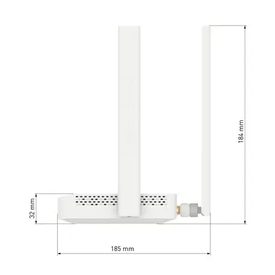 Keenetic Runner 4G (KN-2211) Modem-routeur 4G Wi-Fi maillé N300 avec commutateur intelligent 4 ports - Routeur - visuel 10