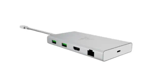 Razer USB-C Dock Avec fil USB 3.2 Gen 1 (3.1 Gen 1) Type-C Aluminium - Accessoire composant - visuel 2