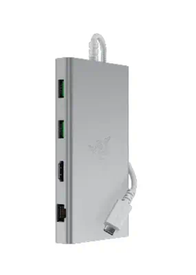 Razer USB-C Dock Avec fil USB 3.2 Gen 1 (3.1 Gen 1) Type-C Aluminium - Accessoire composant - visuel 3