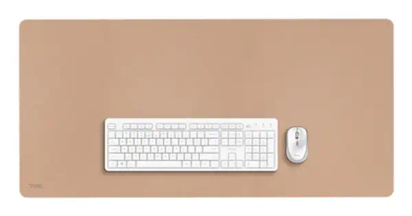 Trust Benya XXL sous-mains Polyvinyl chloride (PVC) Beige - Tapis - visuel 3
