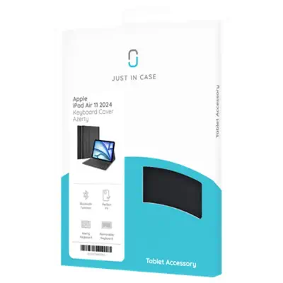 Just in Case 8450906 clavier pour tablette AZERTY Bluetooth Noir - Accessoires Tablette - visuel 9