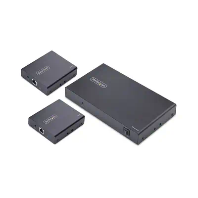 Rallonge et Répartiteur HDMI 4 Ports sur CAT6, 4K 60 Hz, Jusqu'à 70 m, Kit de Distribution HDMI 1x4  - StarTech - Accessoire Réseau - visuel 1