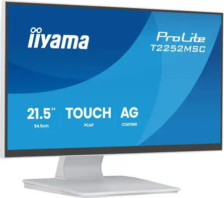 iiyama ProLite T2252MSC-W2AG écran plat de PC 54,6 cm (21.5") 1920 x 1080 pixels Full HD LCD Écran t - Ecran Ordinateur - visuel 2