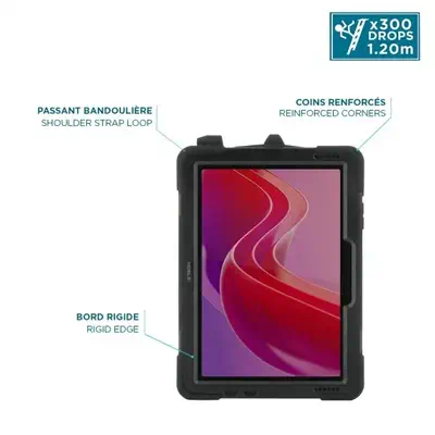 Mobilis 072009 étui pour tablette 29,1 cm (11.4") Housse Noir - Accessoires Tablette - visuel 6