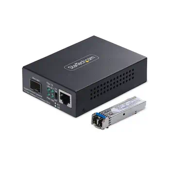 Avis StarTech.com MCM1110SMLC40 convertisseur de support réseau 2000 Mbit/s 1310 nm Monomode Noir