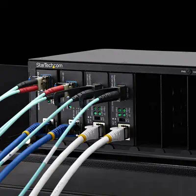 Châssis de Convertisseur de Média Non Géré à 7 Slots pour la Série de Convertisseurs de Média MCM, I - StarTech - Switchs et Hubs - visuel 6