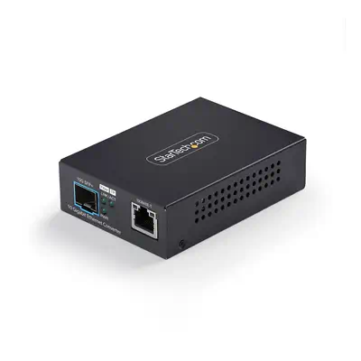Convertisseur de Média Fibre Optique 10 GbE SFP+, 10 Gigabit Ethernet RJ-45 vers 10GBASE-X SFP+, Mon - StarTech - Carte Réseau - visuel 1