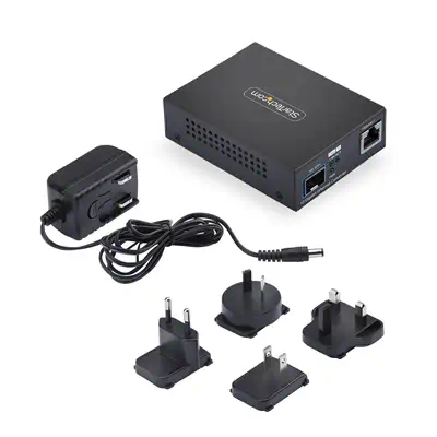 Convertisseur de Média Fibre Optique 10 GbE SFP+, 10 Gigabit Ethernet RJ-45 vers 10GBASE-X SFP+, Mon - StarTech - Carte Réseau - visuel 5