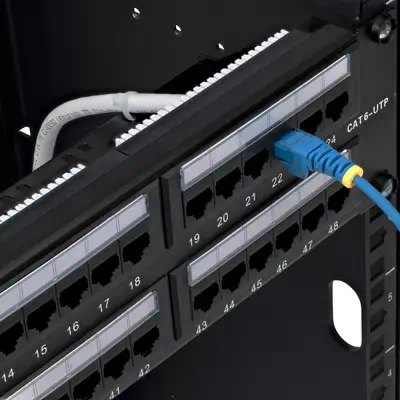 Panneau Patch Cat6 48 Ports 2U Monté en Rack, RJ45, UTP, 110 Punch-Down, Panneau Patch Ethernet Cat  - StarTech - Switchs et Hubs - visuel 5