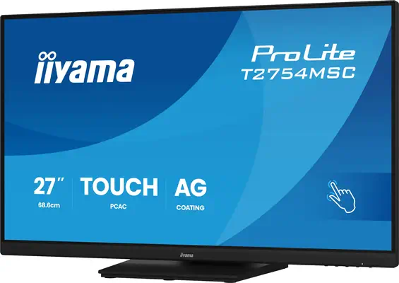 iiyama ProLite T2754MSC-B2AG écran plat de PC 68,6 cm (27") 1920 x 1080 pixels Full HD LED Écran tac - Ecran Ordinateur - visuel 4
