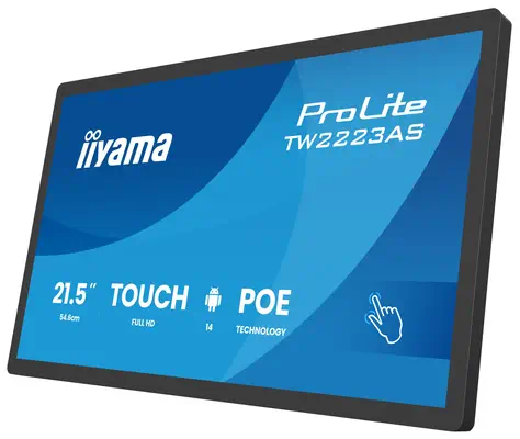 iiyama TW2223AS-B3P Écran d'affichage dynamique Écran plat interactif 54,6 cm (21.5") Wifi 450 cd/m² - Unité Centrale - visuel 5