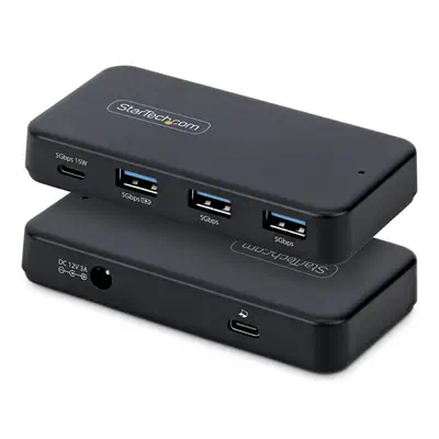 Hub USB-C et USB-A à 4 Ports, 5 Gbps, Auto-Alimenté, Câble Hôte USB-C et USB-A 2 en 1, 1 Port USB-C  - StarTech - Carte Réseau - visuel 1