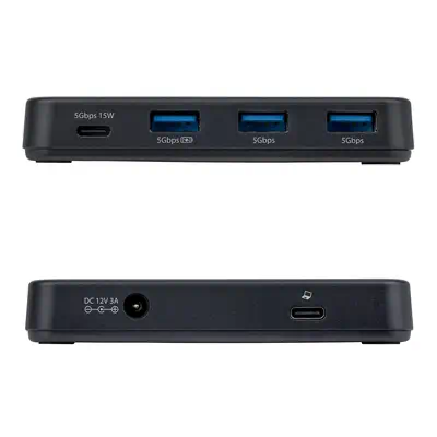 Hub USB-C et USB-A à 4 Ports, 5 Gbps, Auto-Alimenté, Câble Hôte USB-C et USB-A 2 en 1, 1 Port USB-C  - StarTech - Carte Réseau - visuel 2