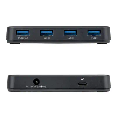 Hub USB-A à 4 Ports, 5 Gbps, Auto-Alimenté, Câble Hôte USB-C et USB-A 2 en 1, 1 Port de Chargement B - StarTech - Carte Réseau - visuel 2