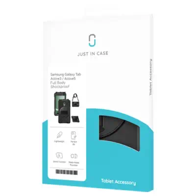 Just in Case 8491411 étui pour tablette 20,3 cm (8") Housse Noir - Accessoires Tablette - visuel 5